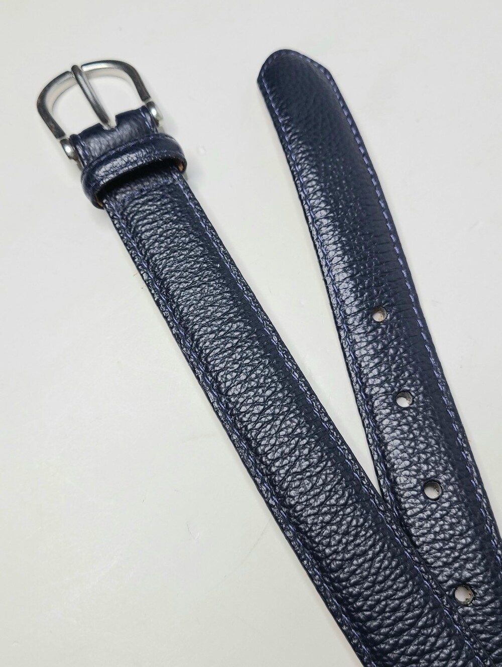L.L. Bean Full Grain Genuine Leather Made in USA Vintage Belt - Picture 10 of 11